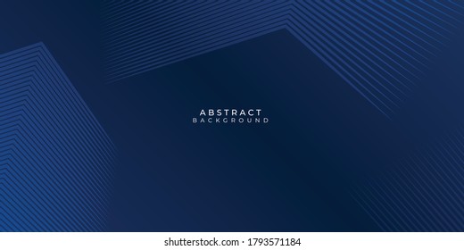 Dark blue background. Modern line stripes curve abstract presentation background. Luxury paper cut background. Abstract decoration, golden pattern, halftone gradients, 3d Vector illustration - Shutterstock ID 1793571184
