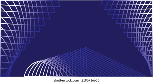 Dark blue background Modern line