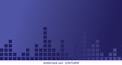 Dark blue background Modern line
