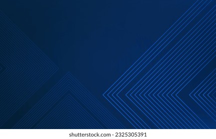 Dark blue background. Modern line stripes curve abstract presentation background. Luxury paper cut background. Abstract decoration, golden pattern, halftone gradients, 3d Vector illustration