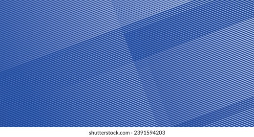 Dark blue background. Modern line stripes curve abstract presentation background. Luxury paper cut background.