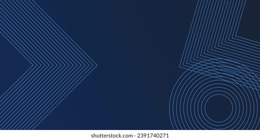 Dark blue background. Modern line curve abstract presentation background. Luxury paper cut background. Abstract decoration.vector