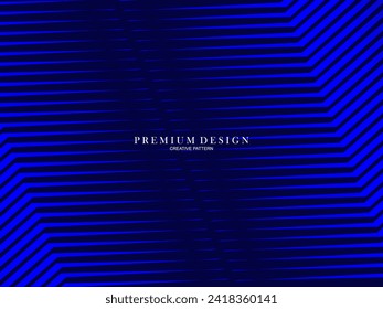 Dark blue background. Modern line curve abstract presentation background. Luxury paper cut background. Abstract decoration, gold pattern, halftone gradient.