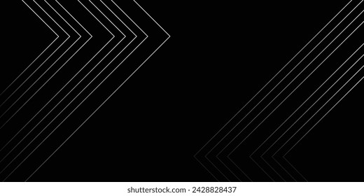 Dark blue background. Modern line stripes curve abstract presentation background