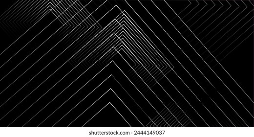 Dark blue background. Modern line stripes curve abstract presentation background