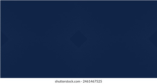 Dunkelblauer Hintergrund. Moderne Linienstreifen wölben abstrakten Präsentationshintergrund. Luxus Papier geschnitten Hintergrund. Abstrakte Dekoration, goldenes Muster, Halbton-Farbverläufe, 3D-Vektorillustration