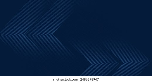 Dark blue background. Modern line stripes curve abstract presentation background. Luxury paper cut background. Abstract decoration, golden pattern, halftone gradients, 3d Vector illustration