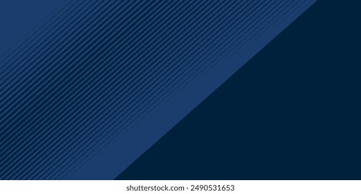 Dark blue background. Modern line stripes curve abstract presentation background. Luxury paper cut background. Abstract decoration, golden pattern, halftone gradients,