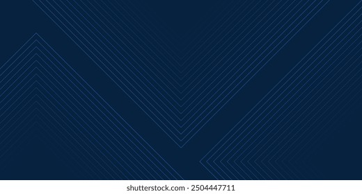 Dark blue background. Modern line stripes curve abstract presentation background. Luxury paper cut background. Abstract decoration, golden pattern, halftone gradients, 3d Vector illustration