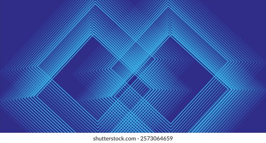 Dark blue background. Modern line stripes curve abstract presentation background. Luxury paper cut background. Abstract decoration, golden pattern, halftone gradients, 3d Vector illustration
