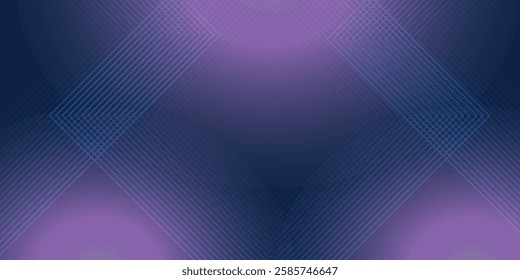 Dark blue background. Modern line stripes curve abstract presentation background. Luxury paper cut background. Abstract decoration, golden pattern,