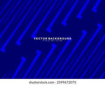 
Dark blue background. Modern line curve abstract presentation background. Luxury paper cut background. Abstract decoration, gold pattern, halftone gradient.