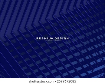 
Dark blue background. Modern line curve abstract presentation background. Luxury paper cut background. Abstract decoration, gold pattern, halftone gradient.