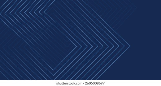 Dark blue background. Modern line stripes curve abstract presentation background. Luxury paper cut background. Abstract decoration, golden pattern, halftone gradients,