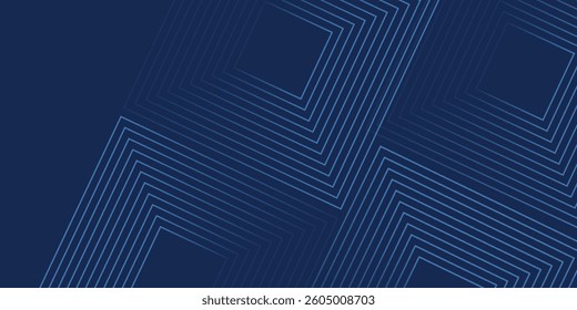 Dark blue background. Modern line stripes curve abstract presentation background. Luxury paper cut background. Abstract decoration, golden pattern, halftone gradients,