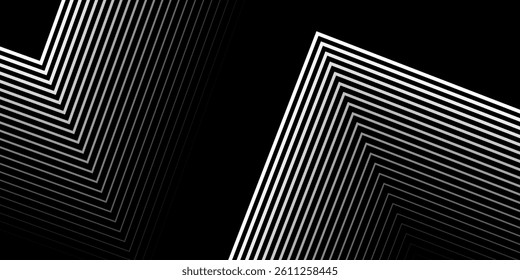 Dark blue background. Modern line stripes curve abstract presentation background. modern