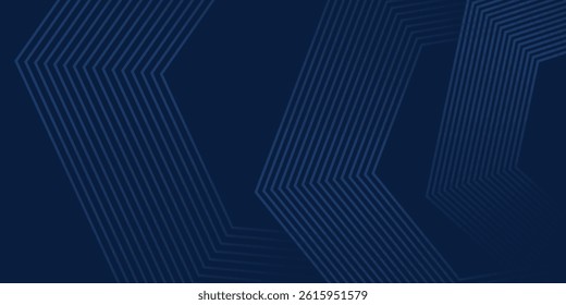 Dark blue background. Modern line stripes curve abstract presentation background. Luxury paper cut background. Abstract decoration, golden pattern, halftone gradients, 3d background vector eps10