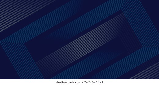 Dark blue background. Modern line stripes curve abstract presentation background.eps 10