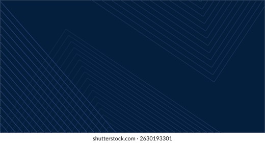 Fondo azul oscuro. Fondo de presentación abstracto de curva de rayas de línea moderna. Fondo de corte de papel de lujo. Decoración Abstractas, patrón de oro, Gradientes de semitono, Ilustración vectorial 3D