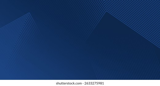 Dark blue background. Modern line stripes curve abstract presentation background. Luxury paper cut background. Abstract decoration, golden pattern, halftone gradients, 3d Vector illustration