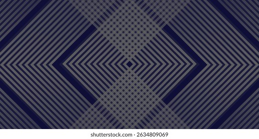 Fondo azul oscuro. Fondo de presentación abstracto de curva de rayas de línea moderna. Fondo de corte de papel de lujo. Decoración Abstractas, patrón de oro, Gradientes de semitono, Ilustración vectorial 3D. EPS 10