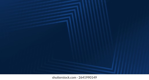 Dark blue background. Modern line stripes curve abstract presentation background. Luxury paper cut background. Abstract decoration, golden pattern, halftone gradients, 3d Vector illustration