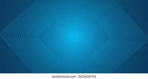 Dark blue background. Modern line stripes curve abstract presentation background. Luxury paper cut background. Abstract decoration, golden pattern. modern