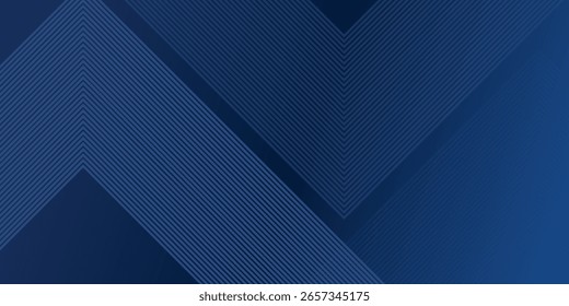 Dark blue background. Modern line stripes curve abstract presentation background. Luxury paper cut background. Abstract decoration, golden pattern, halftone gradients, 3d Vector illustration