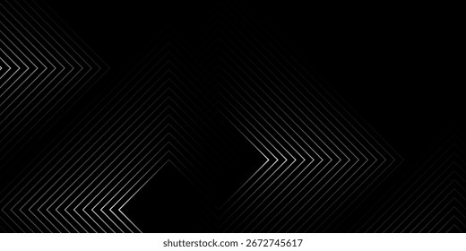 Fundo azul escuro. Plano de fundo de apresentação abstrata de faixas de linha modernas.