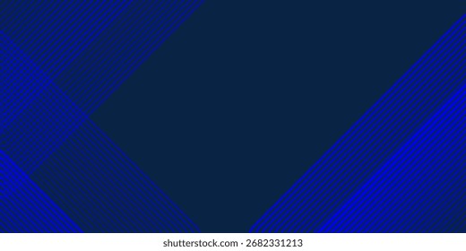 Dunkelblauer Hintergrund. Moderne Streifen Kurve abstrakte Präsentation Hintergrund. Luxuriöser Papierschnitt-Hintergrund. Abstrakte Dekoration, goldenes Muster, Rasterfarben, 
