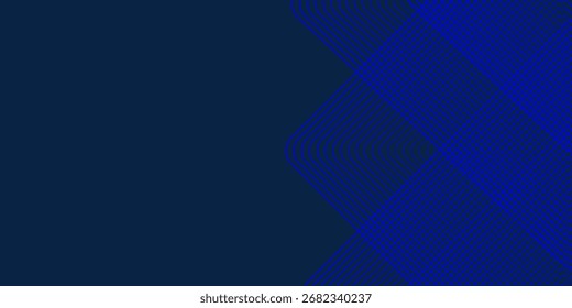 Dark blue background. Modern line stripes curve abstract presentation background. Luxury paper cut background. Abstract decoration, golden pattern, halftone gradients, 