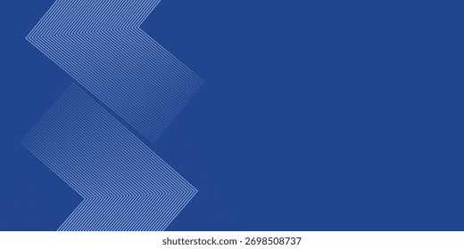 Fondo azul oscuro. Fondo de presentación abstracto de curva de rayas de línea moderna. Fondo de corte de papel de lujo.