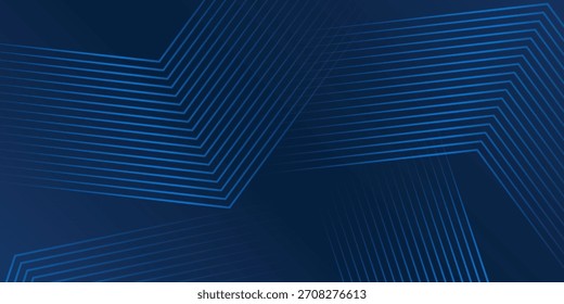 Dunkelblauer Hintergrund. Moderne Streifen Kurve abstrakte Präsentation Hintergrund. Luxuriöser Papierschnitt-Hintergrund. Abstrakte Dekoration 3D Vektorgrafik