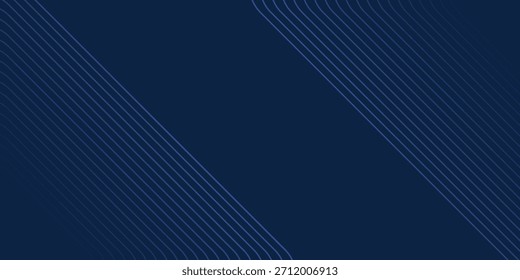 Dark blue background. Modern line stripes curve abstract presentation background. Luxury paper cut background. Abstract decoration, golden pattern, halftone gradients, 