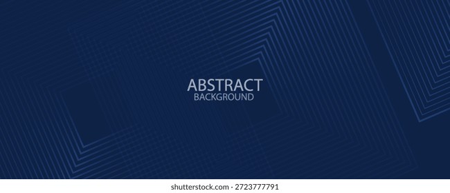 Fondo azul oscuro. Fondo de presentación abstracto de curva de rayas de línea moderna. Fondo de corte de papel de lujo. Decoración Abstractas, patrón de oro, Gradientes de semitono, Ilustración vectorial 3D
