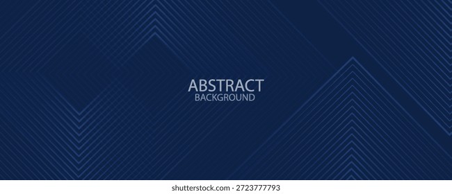 Dark blue background. Modern line stripes curve abstract presentation background. Luxury paper cut background. Abstract decoration, golden pattern, halftone gradients, 3d Vector illustration