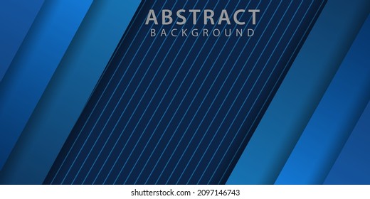 Dark blue background. Modern lines curved abstract presentation background. You can use this background for your banners, businesses, websites, brochures, cards and websites