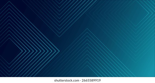 Fondo azul oscuro. Las líneas modernas curvan el fondo abstracto de la presentación. Fondo de corte de papel de lujo. Decoración Abstractas, patrón de oro
