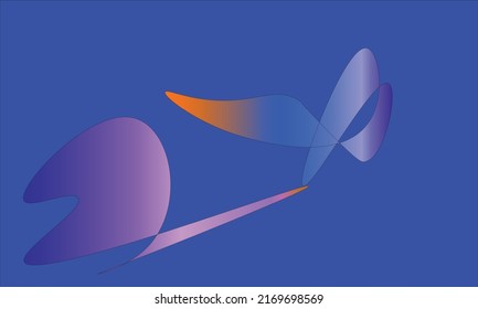 dark blue background with purple, orange and blue hues