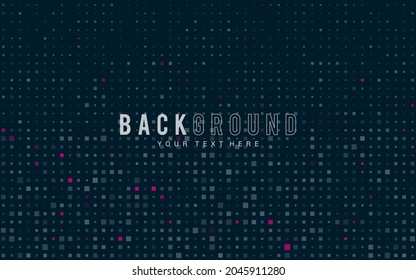 dark blue background, random minimalist abstract illustration vector for logo, card, banner, web and printing.