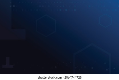 dark blue background, random minimalist abstract illustration vector for logo, card, banner, web and printing.