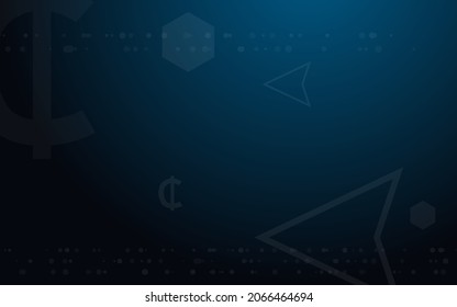 dark blue background, random minimalist abstract illustration vector for logo, card, banner, web and printing.
