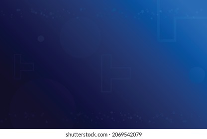 fondo azul oscuro, vector de ilustración abstracta al azar minimalista para logotipo, tarjeta, banner, web e impresión.