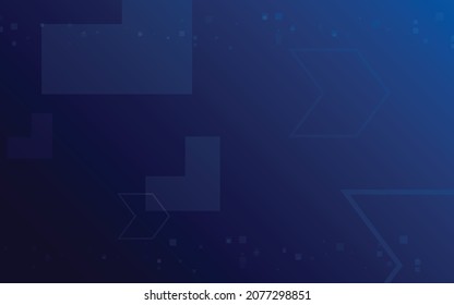 dark blue background, random minimalist abstract illustration vector for logo, card, banner, web and printing.
