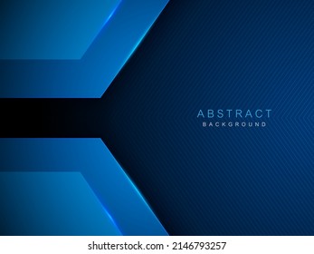 dark blue background with realistic modern polygon shapes