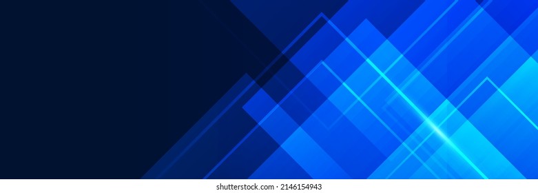 Dark blue background with shiny light element texture for web header, tech banner, presentation design