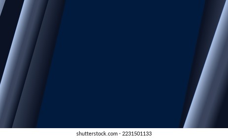 dark blue background with side gradient frame, business background 