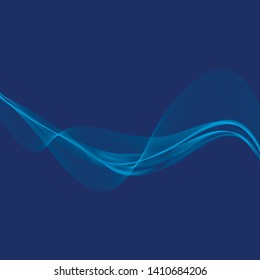 Dark blue background, smoke wavy background