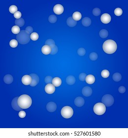 dark blue background with snowflakes, snowing