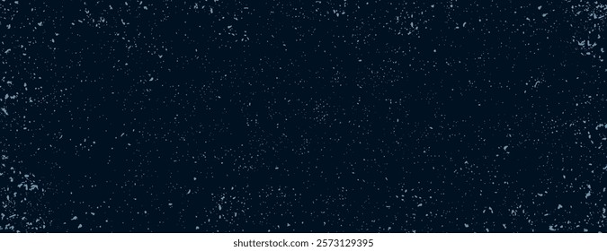 Dark blue background with a speckled texture. The background has a vintage style. Blue color gives the background a classic look. Minimal grainy speckled texture background vector